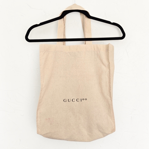 GUCCI Canvas Shopping Tote - Picture 12 of 12